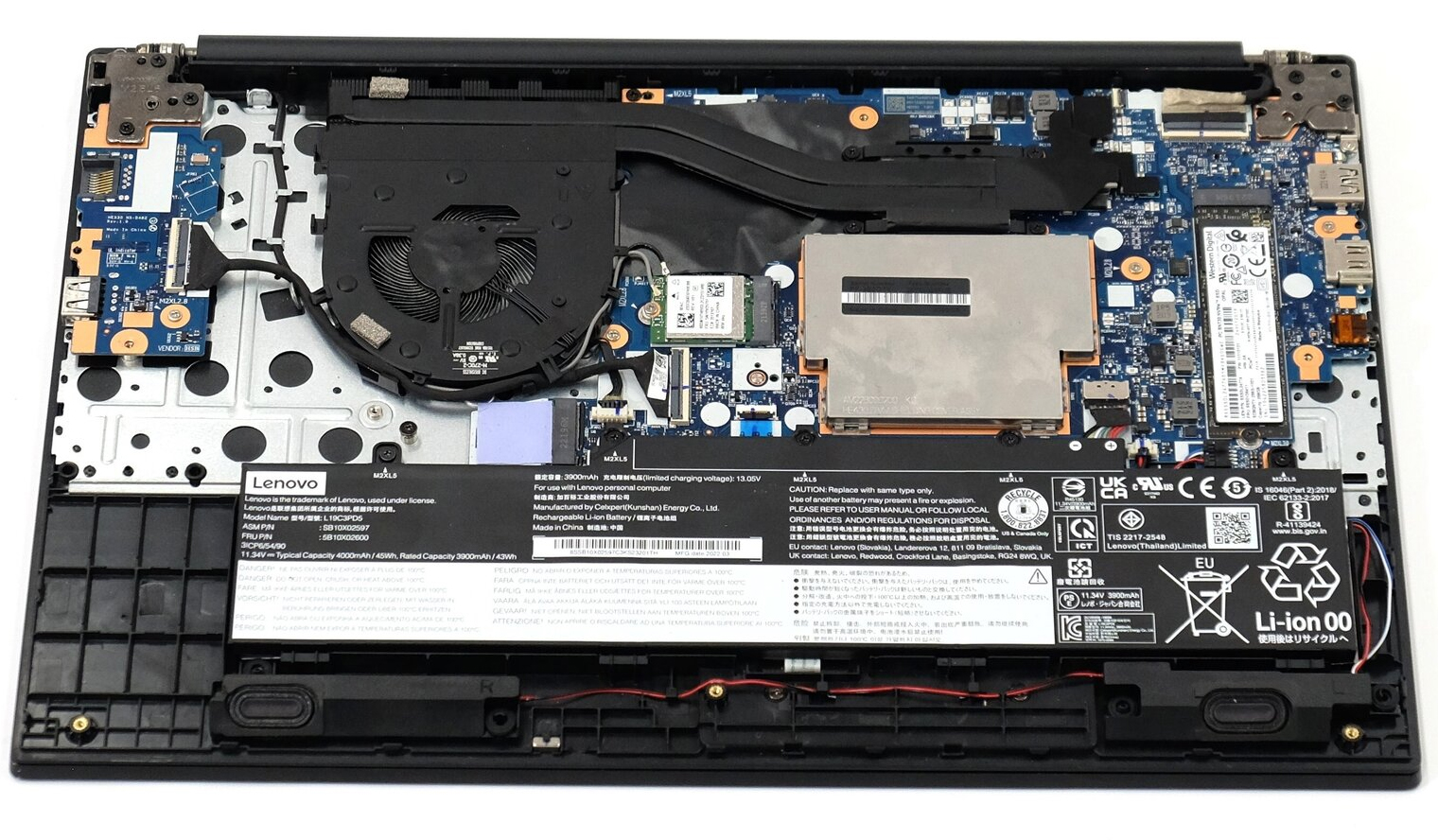 Internal Photo of Lenovo Thinkpad E15 Gen 1 Gen 2 Gen 3 Gen 4 R15 with trackpoint backlit US keyboard high copy (ThinkPad E15 Gen 3)